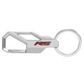 Chevrolet Camaro Rs Silver Carabiner-style Snap Hook Metal Key Chain Official Licensed 