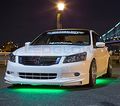 Ledglow 4pc Green Slimline Led Underbody Underglow Car Light Kit Water Resistant Wide Angle Smd Leds
