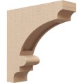 Ekena Millwork 3 W X 12 D H Series 1 Thin Diane Rough Cedar Woodgrain Timberthane Corbel Primed Tan