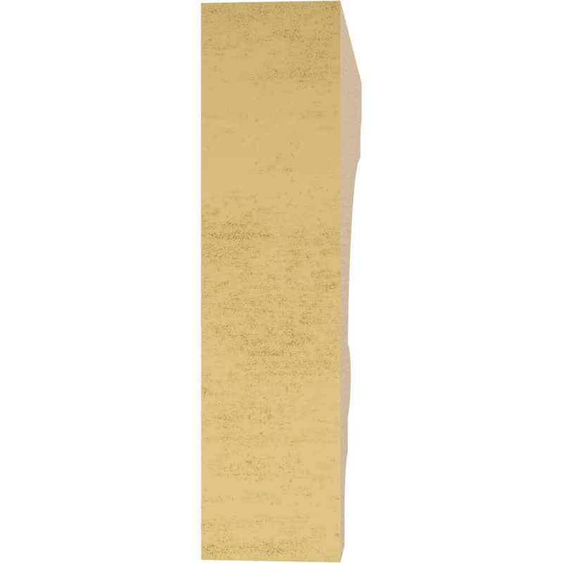 Ekena Millwork 3 W X 12 D H Series 1 Thin Diane Rough Cedar Woodgrain Timberthane Corbel Primed Tan