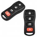Hqrp 2-pack Remote Key Fob Shell Case Keyless Entry W 4 Buttons For Infiniti Fx35 03-08 Fx45 03-07 G35 03-06 I35 02-04 Q45