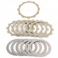 Topteng Clutch Plate Kit Disc Plates Steel Friction For Suzuki Vs Vl Vz 400 750 800 Intruder Boulevard Sv 650