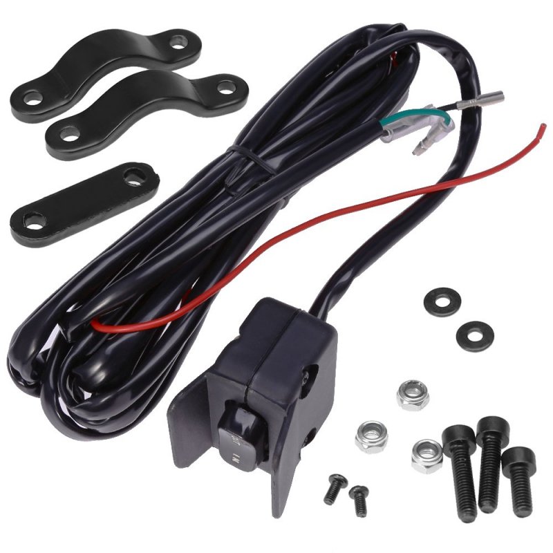 12v Winch Rocker Thumb Switch With Mounting Bracket Handle Bar Control