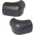 Chevy Express 1500 2500 3500 Bumper End 1996-2002 Driver And Passenger Side Pair Set Rear Textured Plastic Step Pad Gm1191122 