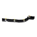 Bumper Cover Support For Hyundai Santa Fe 2021 2022 2023 Rear Passenger Side Replace Hy1143125 And 86652s2500 Black Plastic 