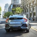 Rear Bumper Diffuser For 2016-2021 Honda Civic 5 Door Hatchback Sport Matte Black Lower Lip Valance Splitter Cb-3198 
