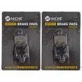 Niche Brake Pad Set For Kawasaki Ninja Zx14r Concours 14 43082-0055 43082-0122 Front Rear Organic