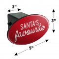 Santa S Favourite Oval Tow Trailer Hitch Cover Plug Insert