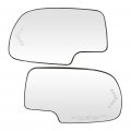 Ocpty Driver Side And Passenger Mirror Glass Replacement Fit For 2003-2006 Cadillac Escalade Esv Chevrolet Avalanche 1500 With