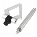 X Autohaux Silver Tone Aluminum Alloy Triangle Shape Front Rear Bumper Trailer Ring Eye Towing Tow Hook Screw For Lexus Is