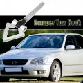 X Autohaux Silver Tone Aluminum Alloy Triangle Shape Front Rear Bumper Trailer Ring Eye Towing Tow Hook Screw For Lexus Is