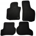 Floor Mats For 2006-2009 Volkswagen Golf Rabbit Gti Nylon Black Front Rear Carpet By Ikon Motorsports 2007 2008 