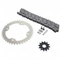 O Ring Chain Sprocket Silver Fits 2009-2013 Yamaha Yfz450 450 12 40 100l