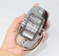 6 Pack Red 4 In Led Side Marker Clearance Lights For Truck And Trailer 9 Diode Multi Angle Surface Mount With Chrome Bezel
