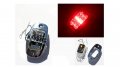 6 Pack Red 4 In Led Side Marker Clearance Lights For Truck And Trailer 9 Diode Multi Angle Surface Mount With Chrome Bezel 