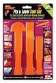 Multi Wedge Pry And Level Tool Set For Soft Materials Mw3400 Plastic Tools Prying Wedging Orange 3 Piece With Fine Tip 