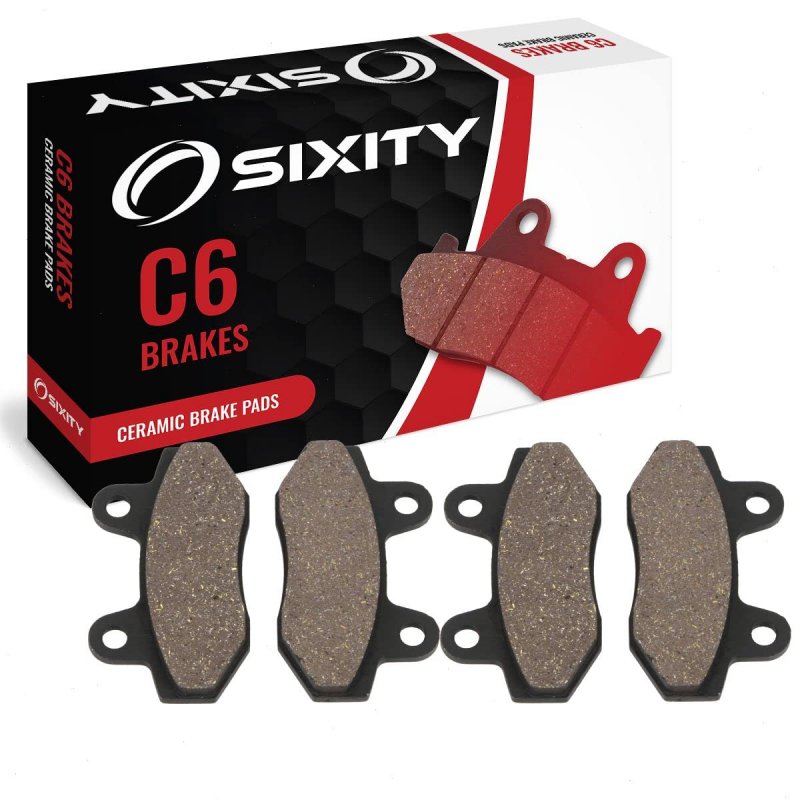 Sixity C6 Front Ceramic Brake Pads For Hyosung Gv650 2006-2011 Complete Set