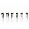 M6 304 Stainless Steel 7 32a 1 4a Diameter Wire Rope Cable Thimbles Rigging 20 Pcs