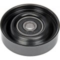Idler Pulley For Hyundai Tiburon 2003 2004 2005 2006 2007 2008 Alloy Steel Black Grooved Belt Replacement 231292d520 231292d530 
