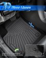 Cartist Floor Mats Custom Fit For Nissan Frontier 2022 2023 2024 Crew Cab With 2nd Row Under-seat Storage Accessories All