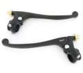 4into1 Motorcycle Lever Perch Assembly Set Black 7 8 Fits Honda Kawasaki Suzuki Yamaha 