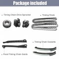 X Autohaux Engine Timing Chain Kit For Ford F-150 F250 F-350 Super Duty V8 5 4l 2005-2008 Replaces Tk6068 9-0391sb 5l3z-6268-a