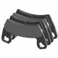 Polaris Dual Bore Compact Brake Pad Kit 1 188 In Genunine Oem Part Set Of Two Pads