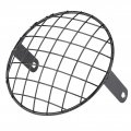 Motorcycle 8 Headlight Mesh Grill Side Mount Universal Cover Mask For Cafe Racer Black Guard Stone Suitable Lighthouse Grid 17 