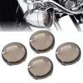 4pcs Smoke Turn Signal Lens Cover Compatible For Harley-davidson Low Rider S Fxlrs 117 2022
