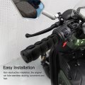 Motorcycle Hand Grips Left And Right With Diameter 1 25mm Handlebars Replacement For Dyna Wide Glide 2006-2008 Fat Boy