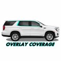 Slickmod Chrome Delete Blackout Vinyl Overlay For 2021-2023 Gmc Yukon Window Trim Gloss Black 1
