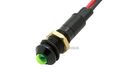 Black Alpinetech Plb8b-g 8mm 5 16 12v Led Metal Signal Indicator Pilot Dash Light Green 