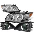 Chrome Housing Amber Corner Headlight And Smoked Fog Light Pair For Corolla E140 2009 2010 