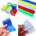 5 Pcs Reflective Tape Warning 2 X10 3m Safety Color Lattice Sheet Film Sticker Conspicuity Adhesive Rubberized Fabric Roll