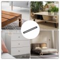Uxcell Adjustable Corner Code 4pcs 155x19mm Stainless Steel Flat Straight Thickened Slotted Brace Brackets For Fixed Furniture