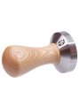 Tamper Espresso 51mm Coffee Classic Seri Press Tool Stainless Steel Handle Solid Wood Pressure Base Tampers Natural