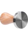 Tamper Espresso 51mm Coffee Classic Seri Press Tool Stainless Steel Handle Solid Wood Pressure Base Tampers Natural
