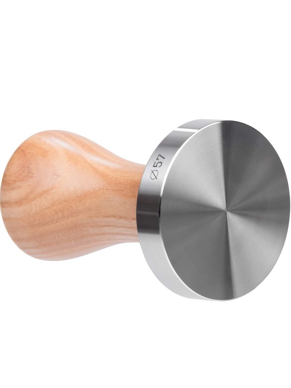 Tamper Espresso 51mm Coffee Classic Seri Press Tool Stainless Steel Handle Solid Wood Pressure Base Tampers Natural