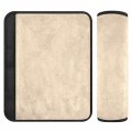 Odawa Bisque Car Seat Belt Pads Cushions Carseat Shoulder Padding 2 Pack 6 5x6 5 Inches
