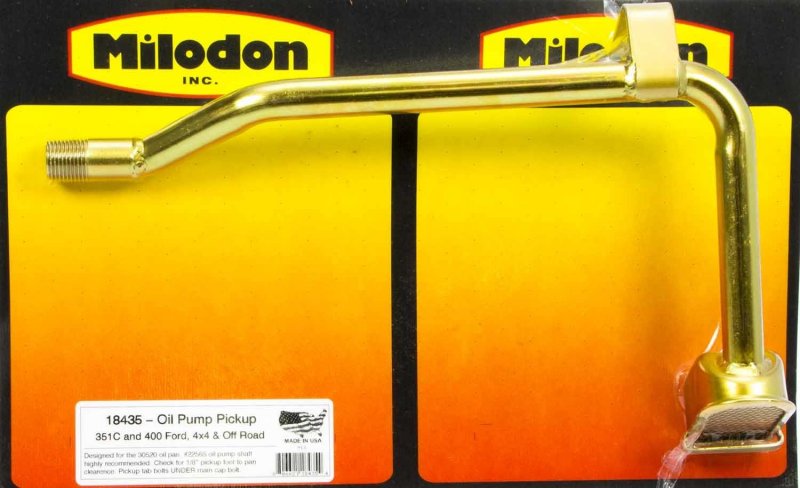 Milodon 18435 Oil Pump Pick-up Tube