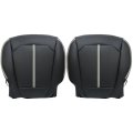 Front Driver And Passenger Bottom Replacement Seat Covers For Ford F150 Platinum 2015 2020 F250 F350 F450 F550 2017 2022 
