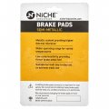 Niche Front Left Brake Pad Set For Yamaha 1xd-25805-00-00 Can-am 705601149 Semi-metallic