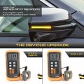 Sequential Turn Signal Vipmotoz Amber Led Strips Side Mirror Light For 2016-2022 Honda Insight Civic Touring Driver Passenger
