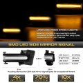 Sequential Turn Signal Vipmotoz Amber Led Strips Side Mirror Light For 2016-2022 Honda Insight Civic Touring Driver Passenger