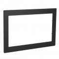 Qiilu 7in 2din Car Stereo Frame Universal Fascia Dash Mount Installation Trim Kit 178 X 102mm