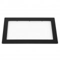 Qiilu 7in 2din Car Stereo Frame Universal Fascia Dash Mount Installation Trim Kit 178 X 102mm