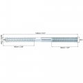 Uxcell M10x50mm Hanger Bolts Double Head Dowel Screw 140mm Length 5pcs