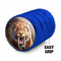 Sabertooth Tiger Hunting Valve Stem Caps For Tire Rim Wheel Aluminum Blue
