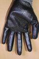 12 Pairs Nitrile Coated Work Gloves Gray 13 Gauge Nylon Black Foam Palm X-large 