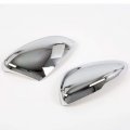 Triple Chrome Plated Mirror Overlay With Turn Signal Opening For Accord Silver Abs Plastic Door Mount Exterior Mirrors 